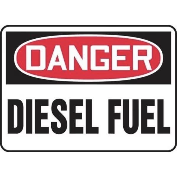 Accuform OSHA DANGER SAFETY SIGN DIESEL FUEL MCHL211XP MCHL211XP - main